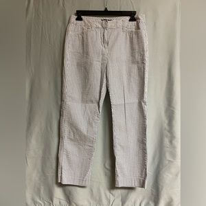 Lands’ End Women’s Cropped Seersucker Pants